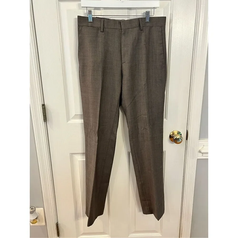 Banana Republic Classic Fit Gray Brown Dress Pants sz 31/32 NWT